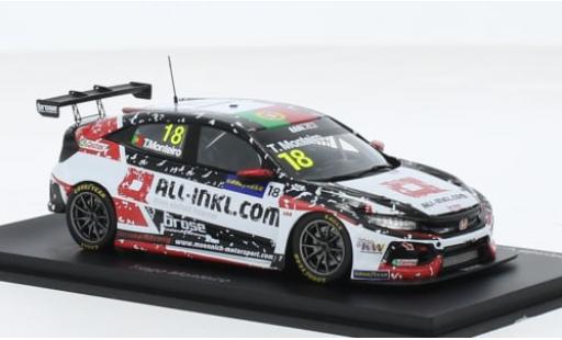 Honda Civic 1/43 Spark Type R TCR No.18 All-Inkl.com Münnich Motorsport WTCR Hungaroring 2020 1:43 modellino in miniatura