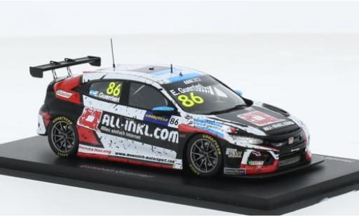 Honda Civic 1/43 Spark Type R TCR No.86 All-Inkl.com Münnich Motorsport WTCR Aragon II 2020 1:43 modellino in miniatura