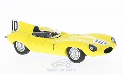 Jaguar D-Type 1/43 Spark RHD No.10 24h Le Mans 1955 J.Claes/J.Swaters modellino in miniatura