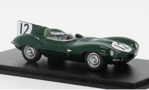 Jaguar D-Type 1/43 Spark RHD No.12 24h Le Mans 1954 1:43 modellino in miniatura