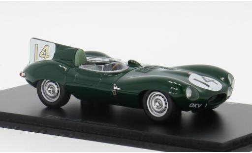 Jaguar D-Type 1/43 Spark RHD No.14 24h Le Mans 1954 1:43 modellino in miniatura