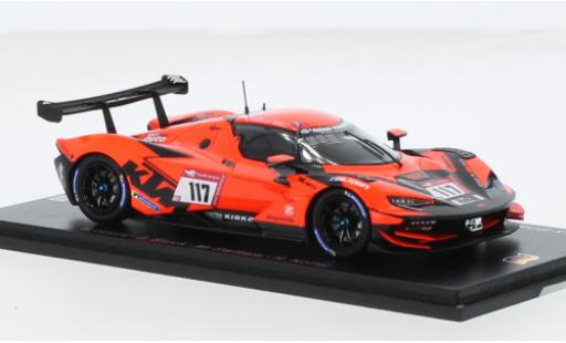 Aston Martin V8 Vantage GT2 1/43 Spark KTM X-BOW GT2 No.117 True Racing 24h Nürburgring 2022 1:43 modellino in miniatura