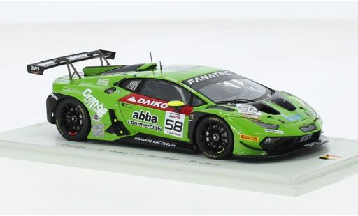 Lamborghini Huracan 1/43 Spark GT3 EVO 2 No.58 GRT Grasser Racing Team 24h Spa 2023 1:43 modellino in miniatura