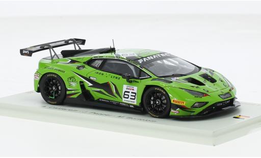 Lamborghini Huracan 1/43 Spark GT3 EVO 2 No.63 Iron Lynx 24h Spa 2023 1:43 modellino in miniatura
