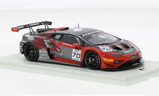 Lamborghini Huracan 1/43 Spark GT3 EVO 2 No.70 CrowdStrike Racing by Leipert Motorsport 24h Spa 2023 1:43 modellino in miniatura