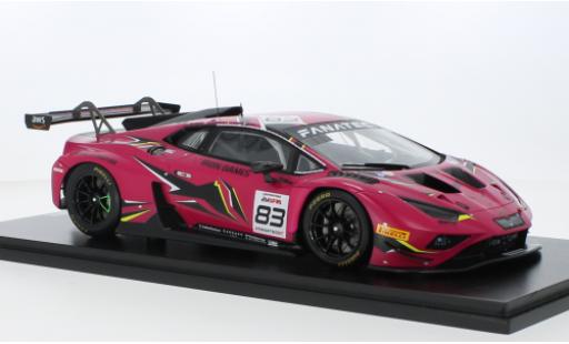 Lamborghini Huracan 1/18 Spark GT3 EVO 2 No.83 Iron Dames 24h Spa 2023 1:18 modellino in miniatura