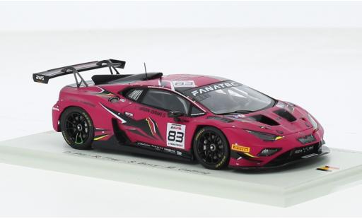 Lamborghini Huracan 1/43 Spark GT3 EVO 2 No.83 Iron Dames 24h Spa 2023 1:43 modellino in miniatura