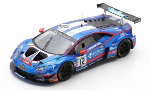 Lamborghini Huracan 1/43 Spark GT3 Evo No.12 Ombra Racing 24h Spa Francorchamps 2019 D.Dupont/S.Gattuso/C.Lewis/D.Stoneman modellino in miniatura