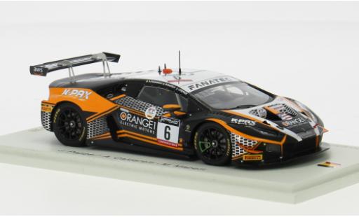 Lamborghini Huracan 1/43 Spark GT3 Evo No.6 Orange 1 KPAX Racing 24h Spa 2022 1:43 modellino in miniatura