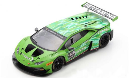 Lamborghini Huracan 1/18 Spark GT3 EVO No.63 Squadra Corse 2018 véhicule de présentation modellino in miniatura