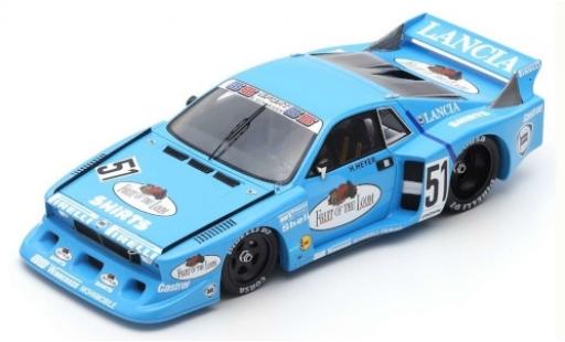 Lancia Beta 1/18 Spark Monte Carlo Turbo Gr.5 No.51 GS-Sport Fruit of the Loom DRM Hockenheim 1980 H.Heyer modellino in miniatura