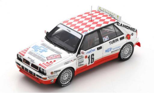 Lancia Delta 1/43 Spark HF Integrale EVO Gr.N No.16 Rallye WM Rallye Monte Carlo 1993 C.Spiliotis/H.Thibaud modellino in miniatura