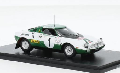 Lancia Stratos 1/43 Spark HF No.1 Alitalia Rallye WM Rallye Monte Carlo 1975 1:43 modellino in miniatura