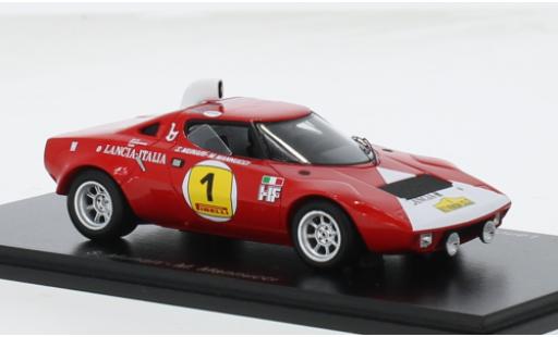 Lancia Stratos 1/43 Spark HF No.1 Rally Costa del Sol 1972 1:43 modellino in miniatura