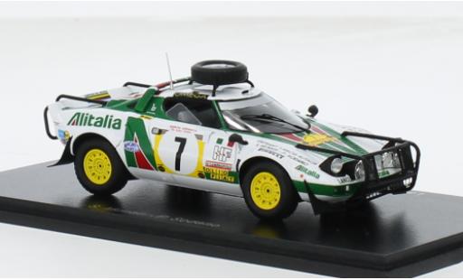 Lancia Stratos 1/43 Spark HF No.7 Alitalia Rallye WM Safari Rallye 1977 1:43 modellino in miniatura