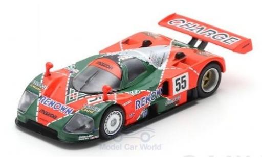 Mazda 787B 1/64 Spark No.55 Renown 24h Le Mans 1991 V.Weidler/J.Herbert/B.Gachot modellino in miniatura