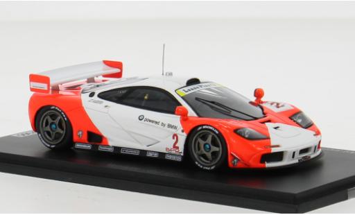 McLaren F1 1/43 Spark GTR No.2 GTC Motorsport BPR Zhuhai 1996 1:43 modellino in miniatura
