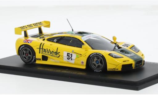 McLaren F1 1/43 Spark GTR No.51 Mach One Racing 24h Le Mans 1995 1:43 modellino in miniatura