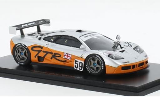 McLaren F1 1/43 Spark GTR No.59 24h Le Mans Practice 1995 1:43 modellino in miniatura
