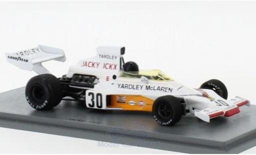 McLaren M23 1/43 Spark No.30 GP Deutschland 1973 J.Ickx modellino in miniatura