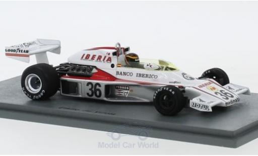 McLaren M23 1/43 Spark No.36 Formel 1 GP Spanien 1977 E.de Villota modellino in miniatura