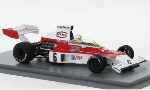 McLaren M23 1/43 Spark No.6 Texaco Formel 1 GP Argentinien 1974 D.Hulme modellino in miniatura