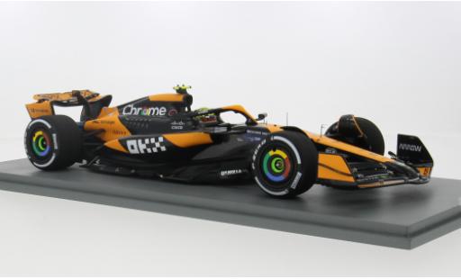 McLaren F1 1/18 Spark MCL38 No.4 Team Formel 1 GP Miami 2024 1:18 modellino in miniatura