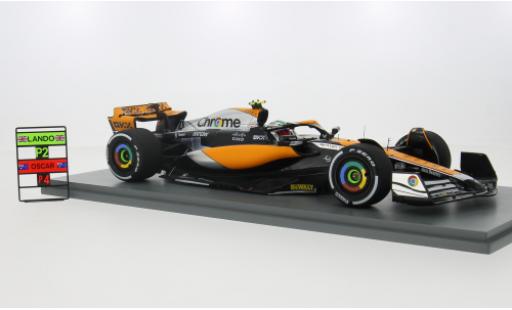 McLaren F1 1/18 Spark MCL60 No.4 Team Formel 1 GP Großbritannien 2023 1:18 modellino in miniatura