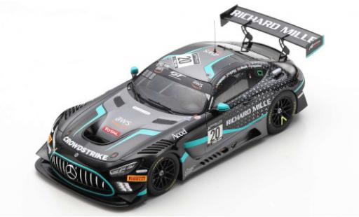 Mercedes AMG GT 1/18 Spark 3 No.20 SPS Automotive Performance 24h Spa 2020 G.Kurtz/V.Pierburg/D.Baumann/C.Braun modellino in miniatura