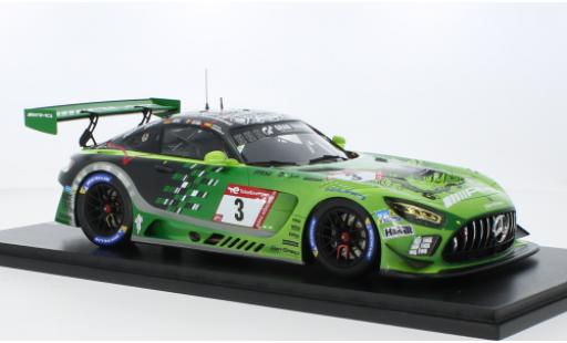 Mercedes AMG GT 1/18 Spark 3 No.3 AMG Team GetSpeed 24h Nürburgring 2023 1:18 modellino in miniatura
