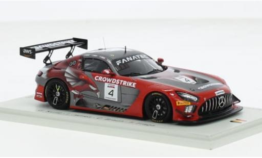 Mercedes AMG GT 1/43 Spark 3 No.4 CrowdStrike Racing by Riley 24h Spa 2023 1:43 modellino in miniatura