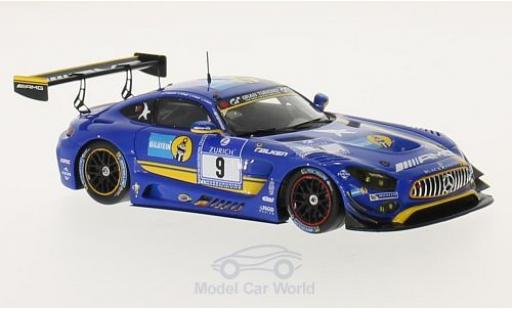 Mercedes AMG GT 1/43 Spark 3 No.9 AMG-Team Black Falcon Bilstein 24h Nürburgring 2016 H.Haupt/Y.Buurman/M.Engel/D.Müller modellino in miniatura