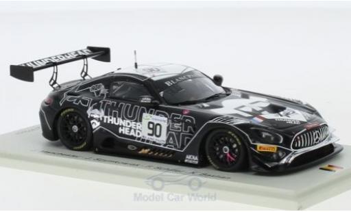 Mercedes AMG GT 1/43 Spark 3 No.90 AKKa ASP Team 24h Spa 2018 J.Manchester/J.Szymkowiak/F.Schiller/N.Bastian modellino in miniatura