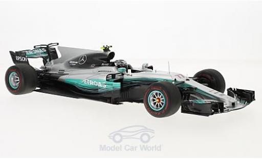 Mercedes F1 1/18 Spark W08 EQ Power+ No.77 AMG Petronas Motorsport Formel 1 GP Russland 2017 V.Bottas modellino in miniatura