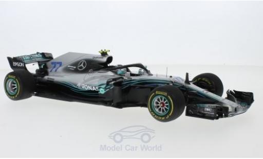 Mercedes F1 1/18 Spark W09 EQ Power+ No.77 AMG Petronas Motorsport Formel 1 GP China 2018 V.Bottas modellino in miniatura