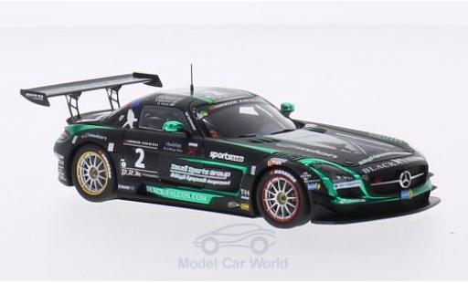 Mercedes SLS 1/43 Spark AMG GT3 No.2 Black Falcon Racing 24h Dubai 2015 A.Al Faisal/H.Haupt/Y.Buurman/O.Webb modellino in miniatura