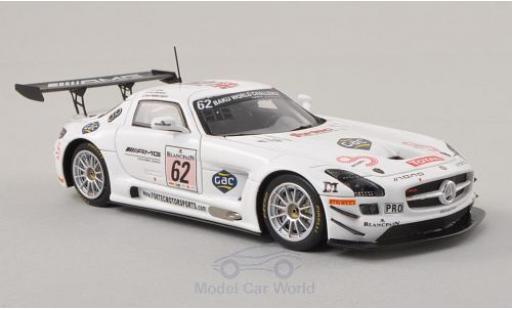 Mercedes SLS 1/43 Spark AMG GT3 No.62 AMG Customer Sports 24h Spa 2013 O.Webb/K.Wendlinger/A.Brundle modellino in miniatura