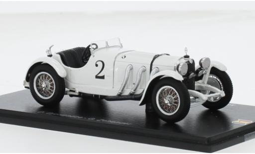 Mercedes SSK 1/43 Spark No.2 24h Spa 1931 1:43 modellino in miniatura