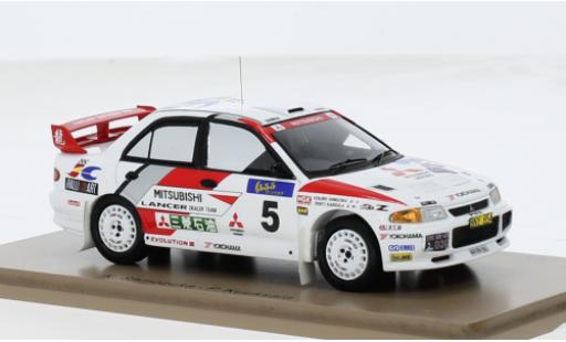 Mitsubishi Lancer 1/43 Spark Evolution III No.5 Rallye Hong Kong - Peking 1995 1:43 modellino in miniatura