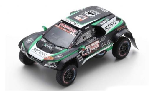 Peugeot 3008 1/43 Spark DKR Maxi No.364 Easy Rally Rallye Dakar 2019 P.Lafay/S.Delaunay modellino in miniatura