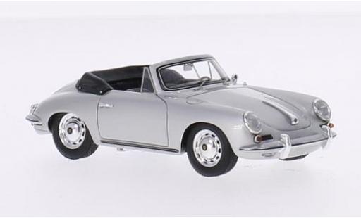 Porsche 356 1/43 Spark Carrera 2 Cabriolet grigio Verdeck ouvert modellino in miniatura