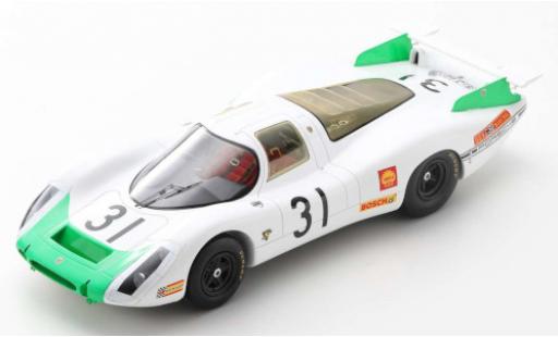 Porsche 908 1968 1/18 Spark No.31 System Engineering 24h Le Mans 1968 J.Siffert/H.Herrmann modellino in miniatura
