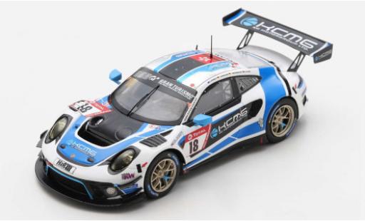 Porsche 992 GT3 R 1/43 Spark 911 (991) GT3 R No.18 KCMG 24h Nürburgring 2020 E.Bamber/T.Bernhard/J.Bergmeister/D.Olsen modellino in miniatura