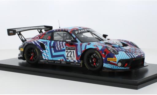 Porsche 991 GT3 R 1/18 Spark 911  No.221 GPX Martini Racing Spa Test Days 2022 1:18 modellino in miniatura