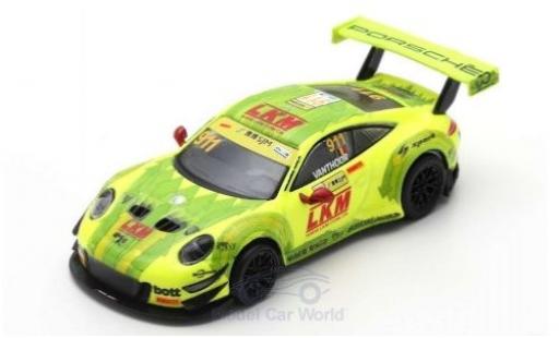 Porsche 991 GT3 R 1/18 Spark 911 () GT3 R No.911 Manthey Racing Fia GT World Cup Macau 2018 L.Vanthoor modellino in miniatura