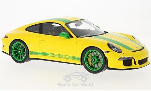 Porsche 991 R 1/18 Spark 911 () R giallo/verde 2016 modellino in miniatura