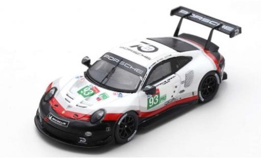 Porsche 991 RSR 1/64 Spark 911 () RSR No.93 GT Team 24h Le Mans 2018 P.Pilet/N.Tandy/E.Bamber modellino in miniatura