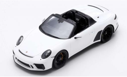 Porsche 992 Speedster 1/18 Spark 911 (991) Speedster bianco 2019 modellino in miniatura