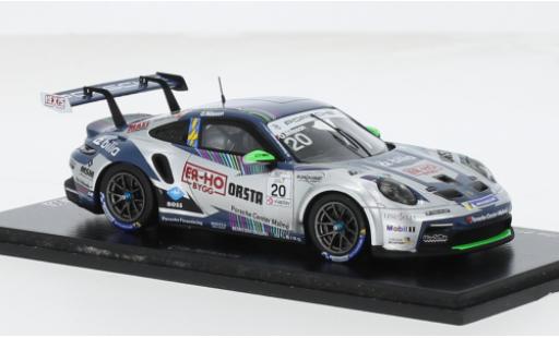 Porsche 992 GT3 1/43 Spark 911  Cup No.20 Carrera Cup Scandinavia 2023 1:43 modellino in miniatura