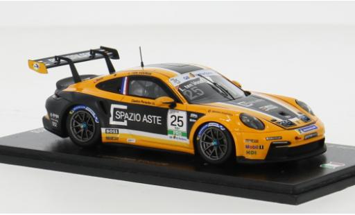 Porsche 992 GT3 1/43 Spark 911  Cup No.25 Carrera Cup Italia 2023 1:43 modellino in miniatura